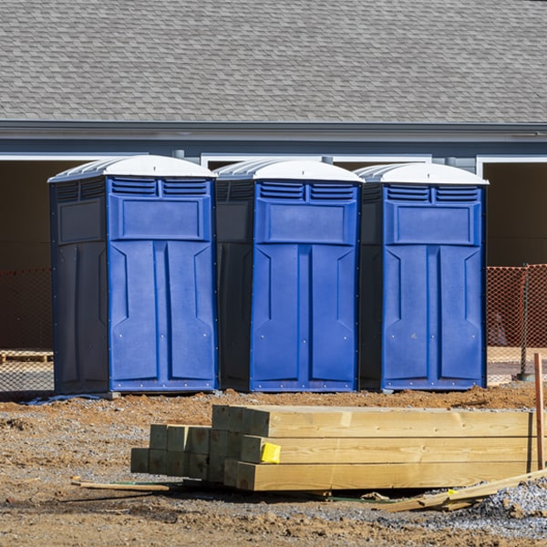 are there any restrictions on what items can be disposed of in the porta potties in Study Butte TX